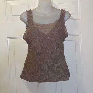 Cinema Etoile Lace Women Top Size M
